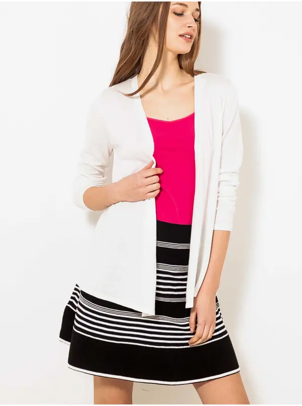CAMAIEU White Long Cardigan CAMAIEU - Women