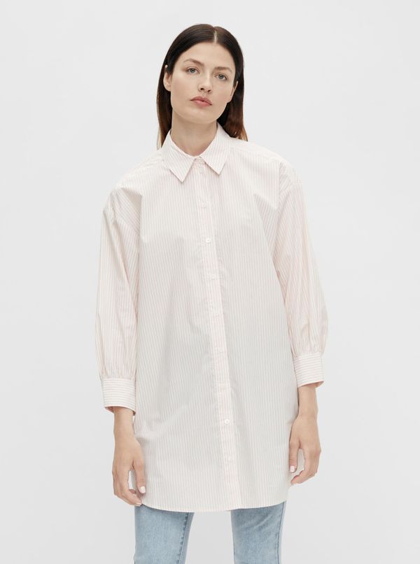 .OBJECT White long shirt . OBJECT Mahin - Women