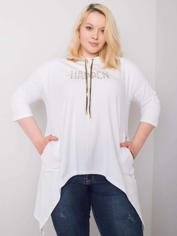 Fashionhunters White loose blouse