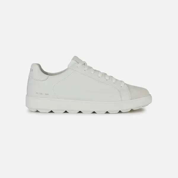 GEOX White Men's Geox Spherica Ecub-1 Sneakers - Men's