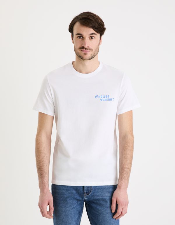 Celio White men's T-shirt Celio Gexend