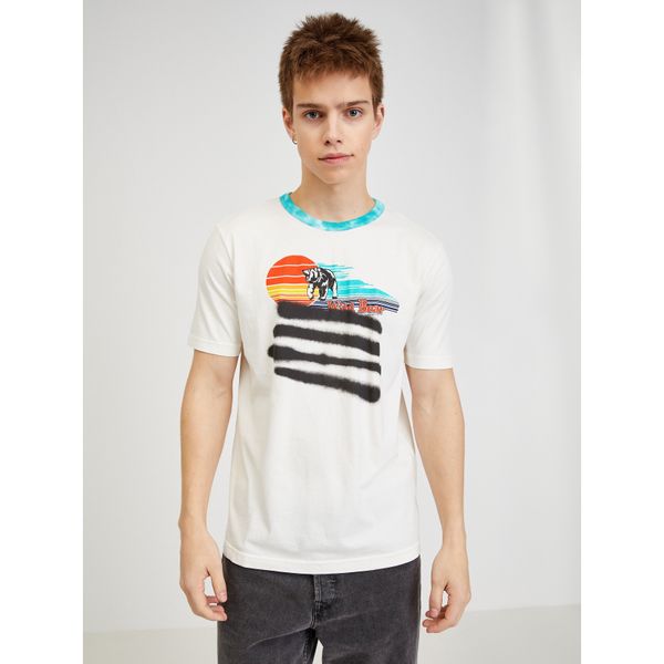 Diesel White Men's T-Shirt Diesel