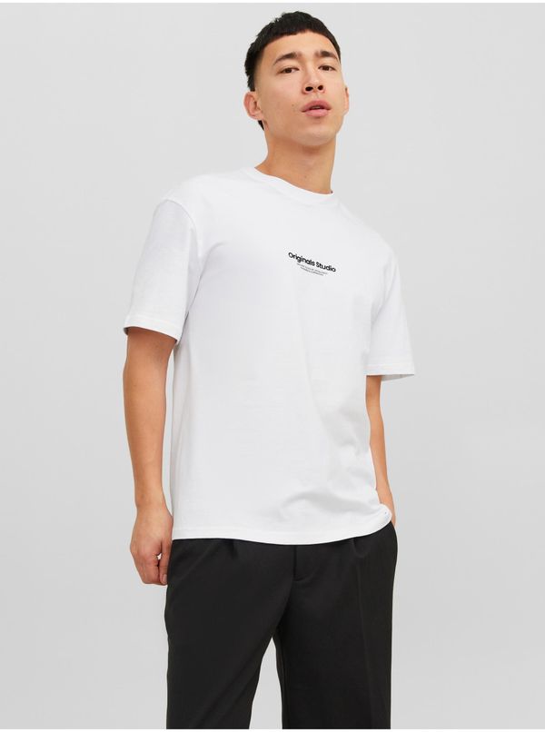 Jack & Jones White Men's T-Shirt Jack & Jones Vesterbo - Men