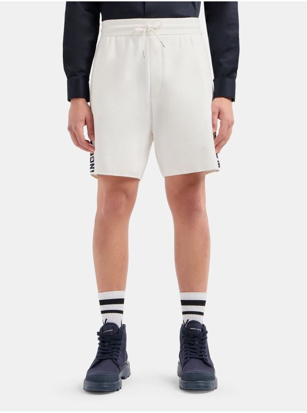 Armani White Men's Tracksuit Shorts Armani Exchange - Men's