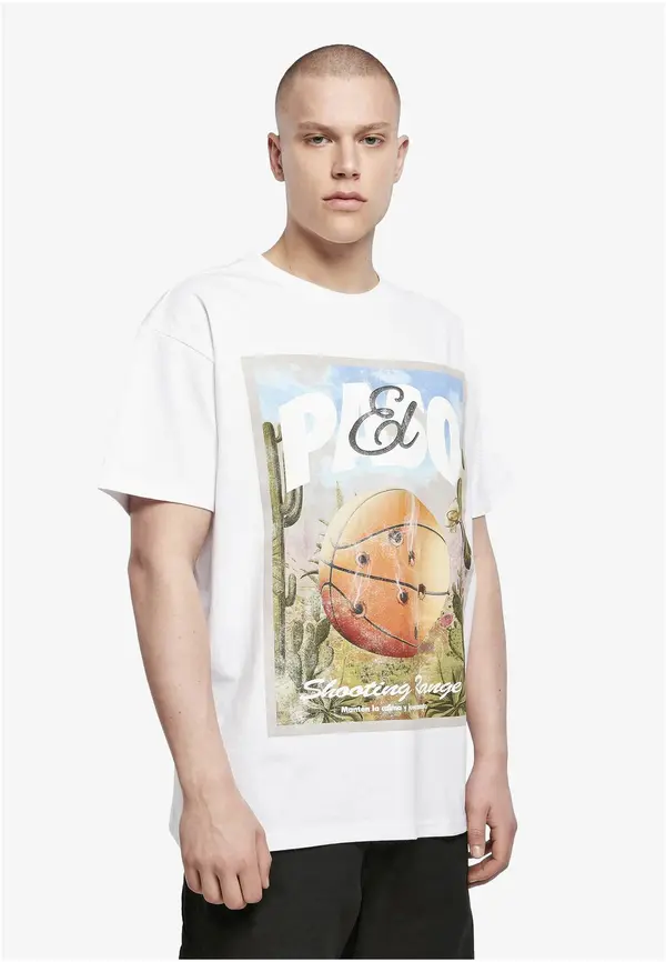 Mister Tee White oversize El Paso t-shirt