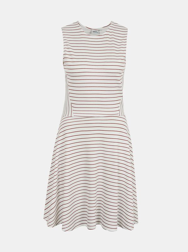 Only White Striped Dress ONLY Felia - Women