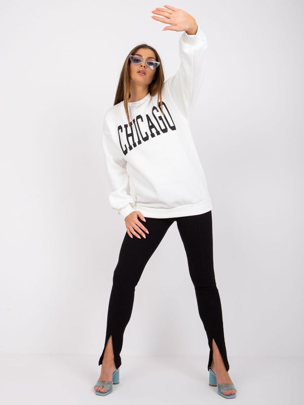 Fashionhunters White sweatshirt from Madeira