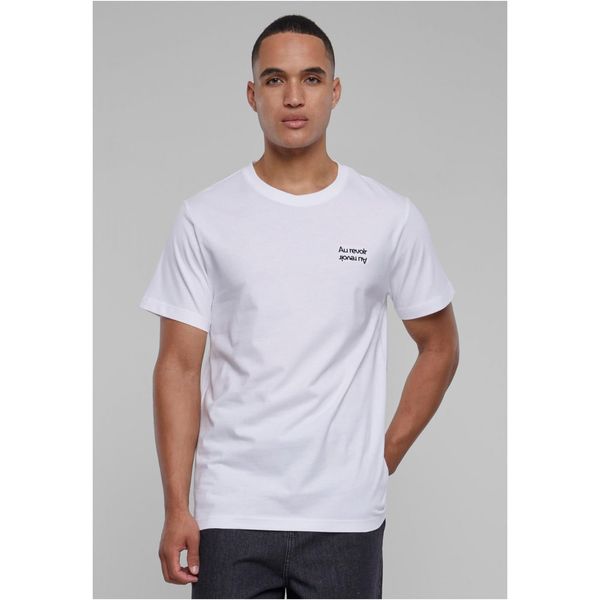 Mister Tee White T-shirt Au Revoir