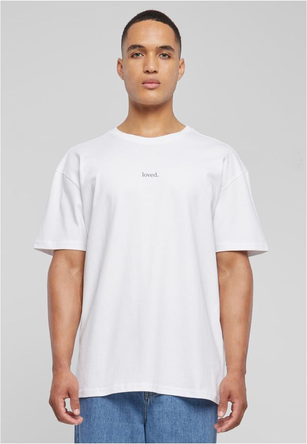 Merchcode White T-shirt Love Heavy Oversized