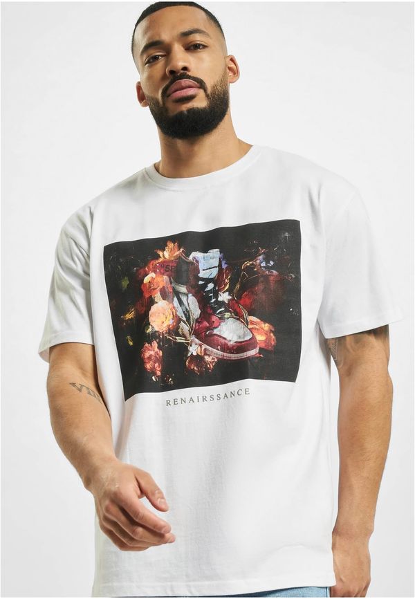 Mister Tee White T-shirt Renairssance Painting Oversize