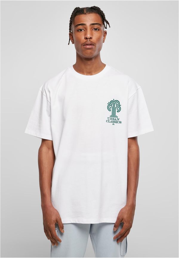 Urban Classics White T-shirt with Bio Tree logo