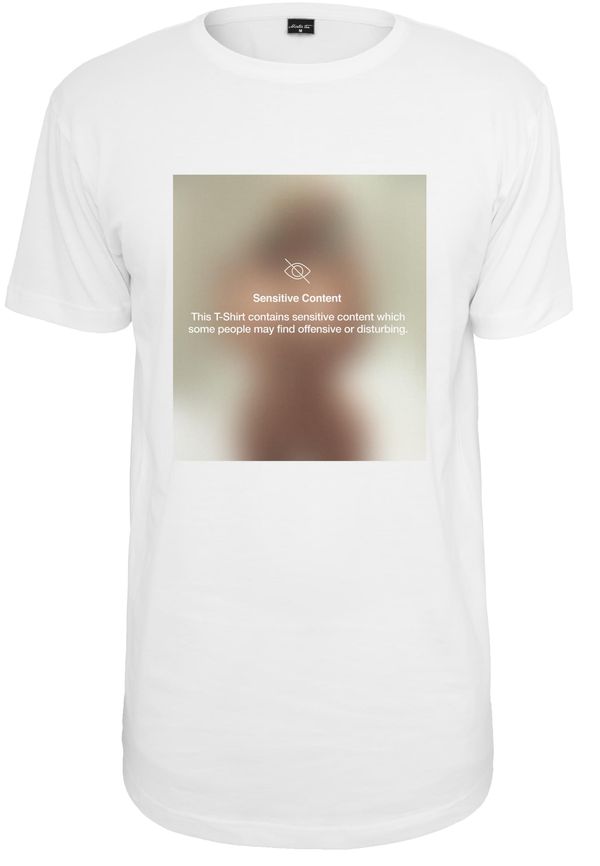 MT Men White T-shirt with sensitive content