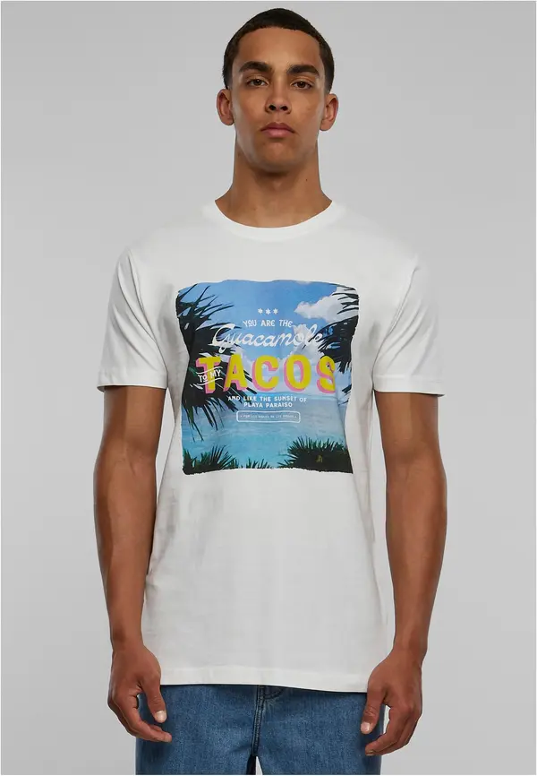 Mister Tee White Tacos Tee