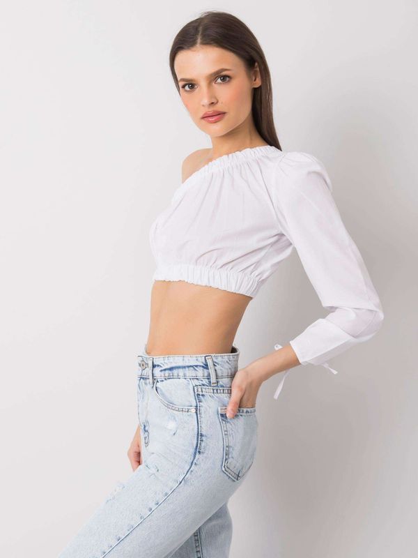 Fashionhunters White top by Rajani RUE PARIS