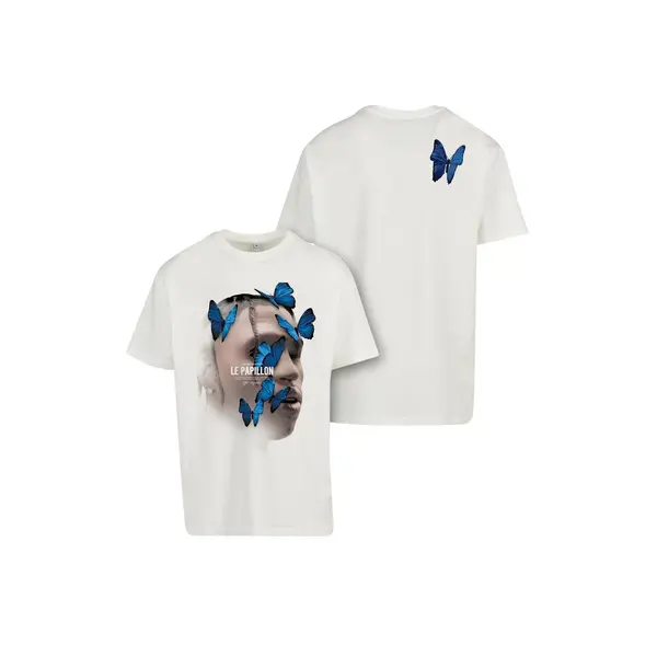 Mister Tee White white T-shirt Le Papillon Oversize
