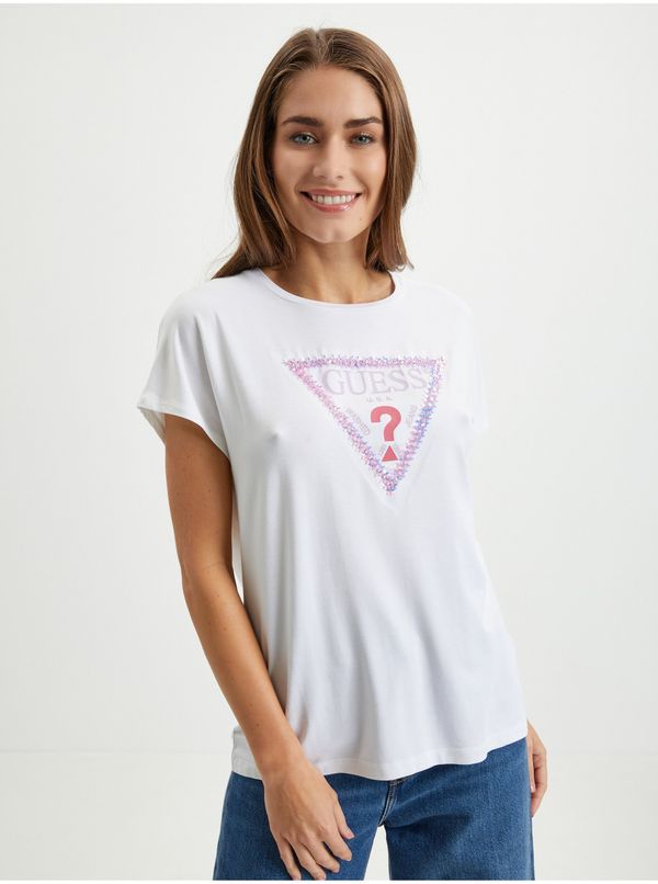 Guess White Women T-Shirt Guess - Women