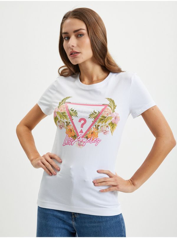 Guess White Women T-Shirt Guess - Women