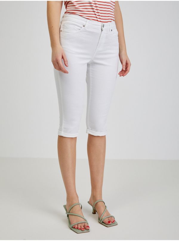 Orsay White women's capri pants ORSAY