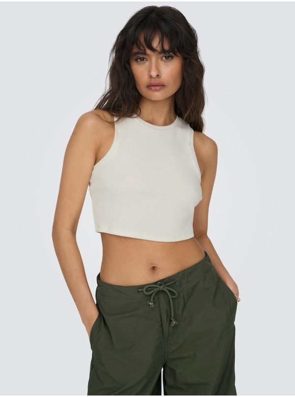 Only White women's crop top ONLY Vilma