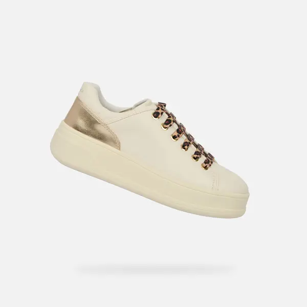 GEOX White Women's Geox Spherica Ecub-2 Sneakers - Women's