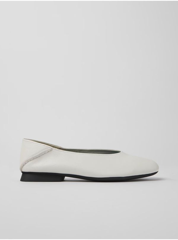 Camper White Women's Leather Ballerinas Camper - Ladies
