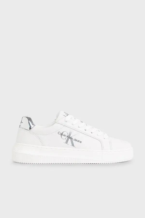 Calvin Klein White women's leather sneakers Calvin Klein Jeans