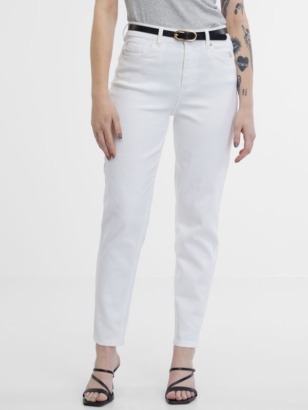 Orsay White women's mom jeans ORSAY