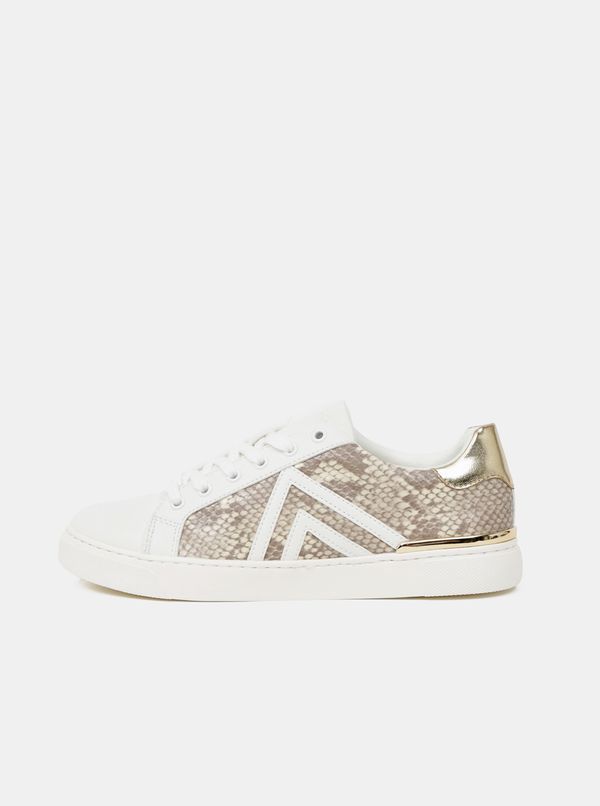 Aldo White Women's Patterned Sneakers ALDO Fran - Women