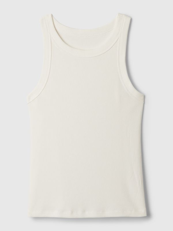 GAP White women's ribbed tank top GAP