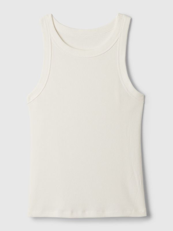 GAP White women's ribbed tank top GAP