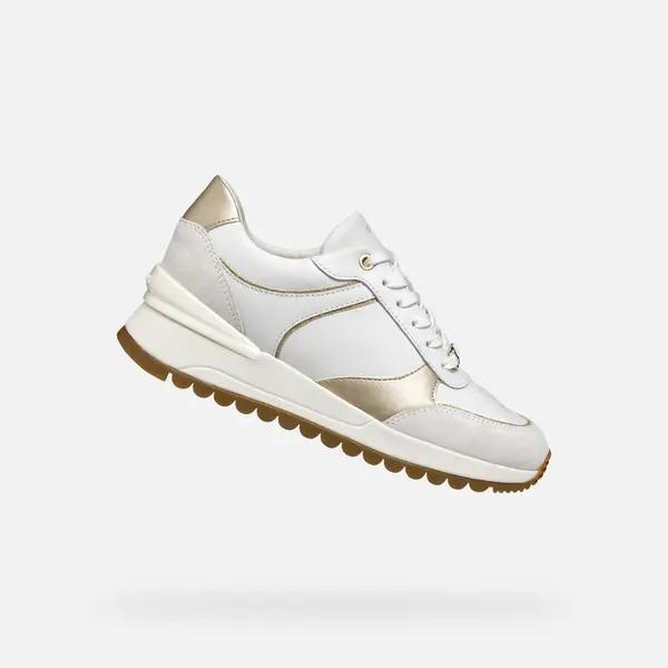 GEOX White women's sneakers Geox Desya - Women's
