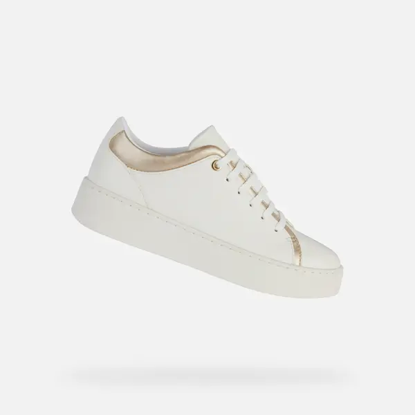 GEOX White women's sneakers Geox Skyely - Women's
