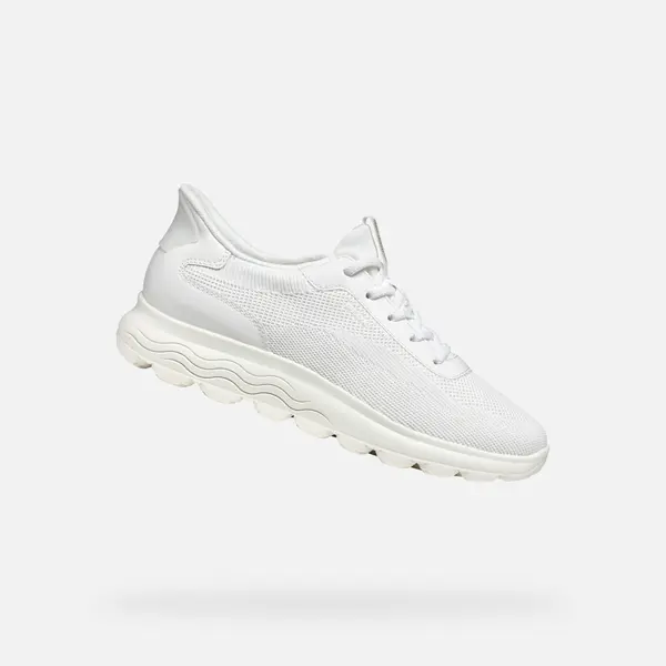 GEOX White women's sneakers Geox Spherica Plus - Women's