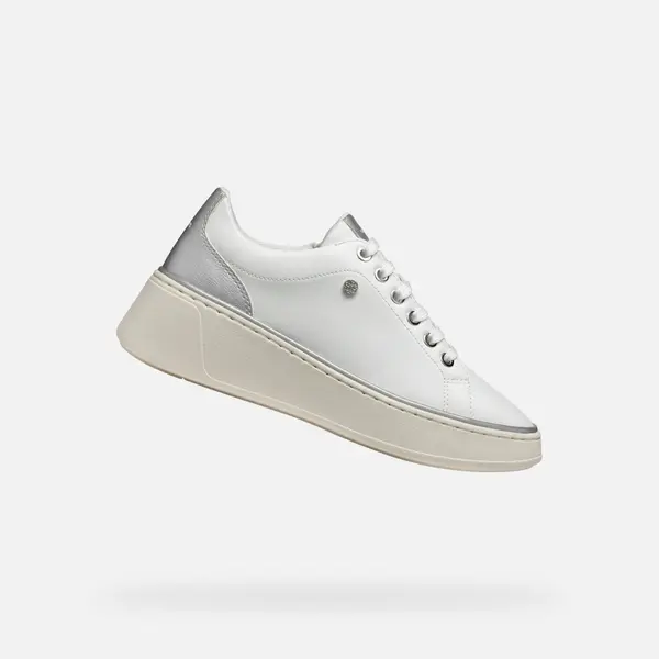GEOX White women's sneakers Geox Sunnetty - Women's