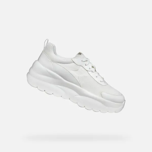 GEOX White women's sneakers Geox Xtors - Women's