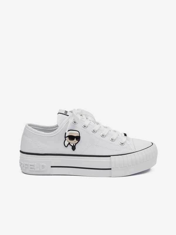 Karl Lagerfeld White women's sneakers KARL LAGERFELD Kampus Max