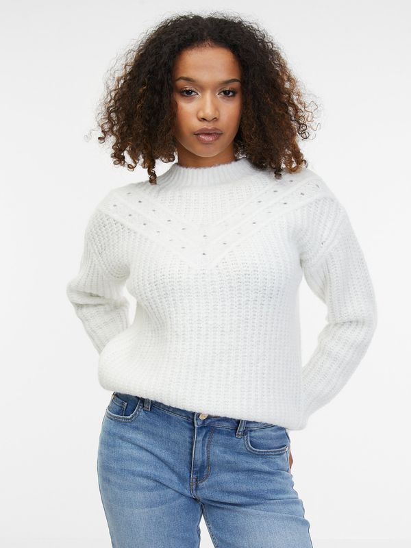 Orsay White women's sweater ORSAY