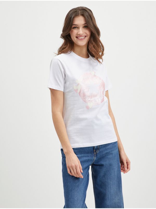 Converse White Women's T-Shirt Converse - Women