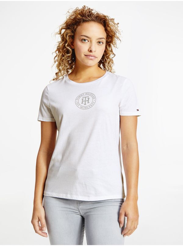 Tommy Hilfiger White Women's T-Shirt Tommy Hilfiger - Women