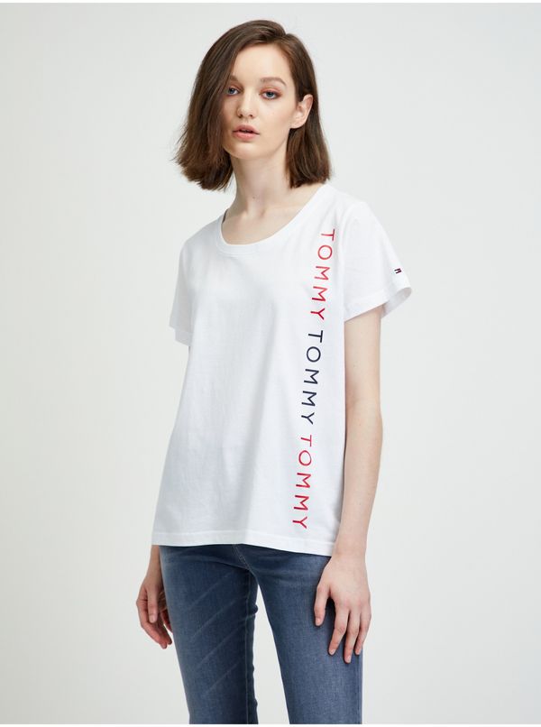 Tommy Hilfiger White Women's T-Shirt Tommy Hilfiger - Women