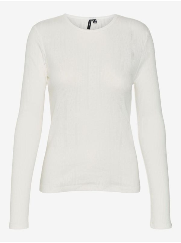 Vero Moda White women's T-shirt Vero Moda Lisa - Women's