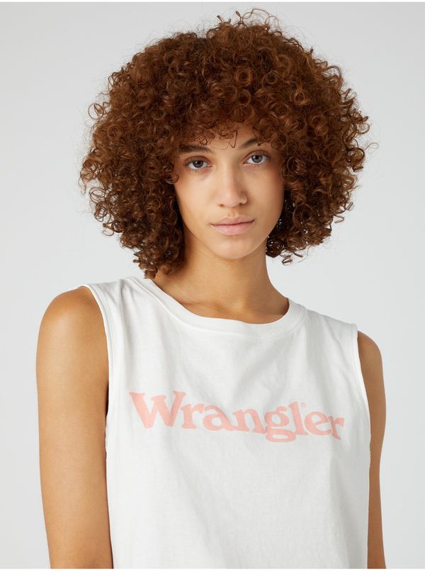 Wrangler White Women's Tank Top Wrangler - Women