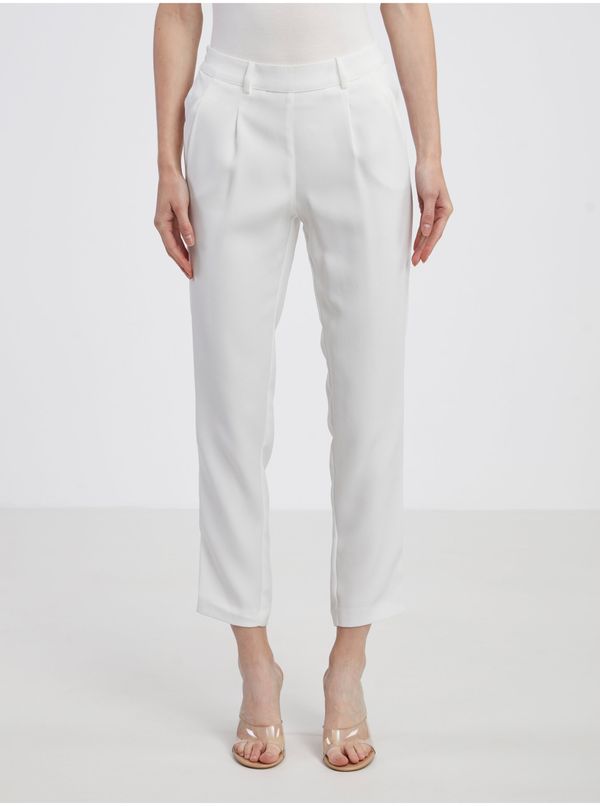 CAMAIEU White Women's Trousers CAMAIEU - Ladies