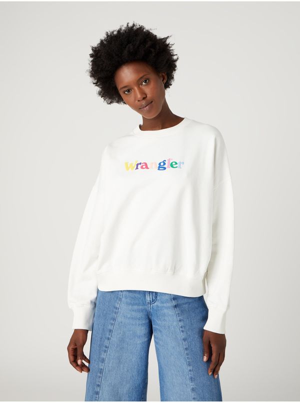 Wrangler White Womens Wrangler Sweatshirt - Women