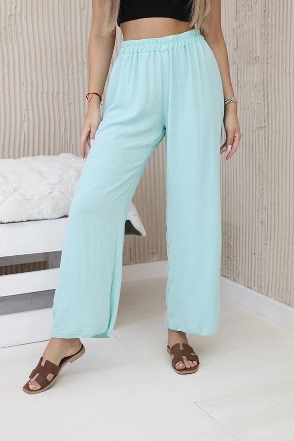 Kesi Wide mint trousers