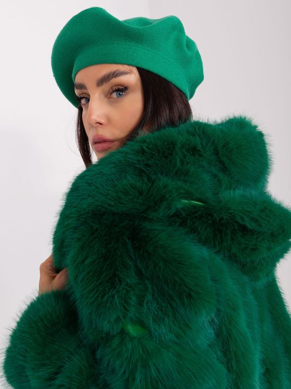 Fashionhunters Winter hat green beret