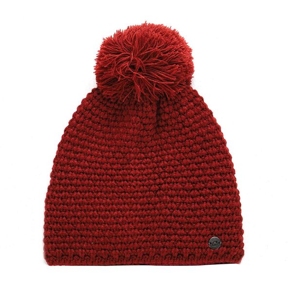 ALPINE PRO Winter hat with pompom ALPINE PRO GRANE merlot