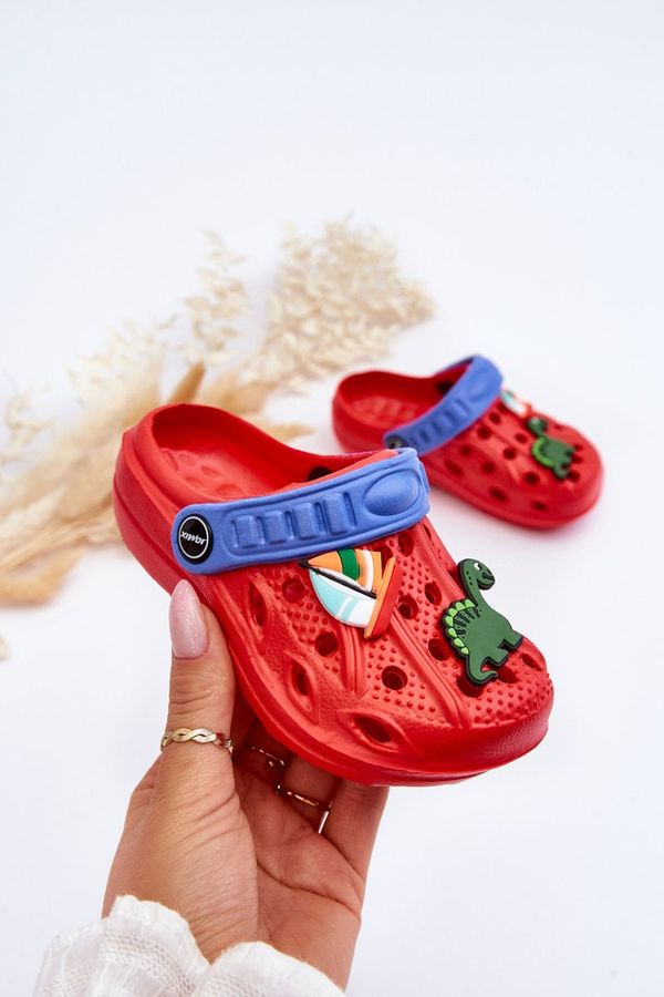 WJ1 WJ1 Children's Foam Lightweight Crocs Sandals Red Sweets