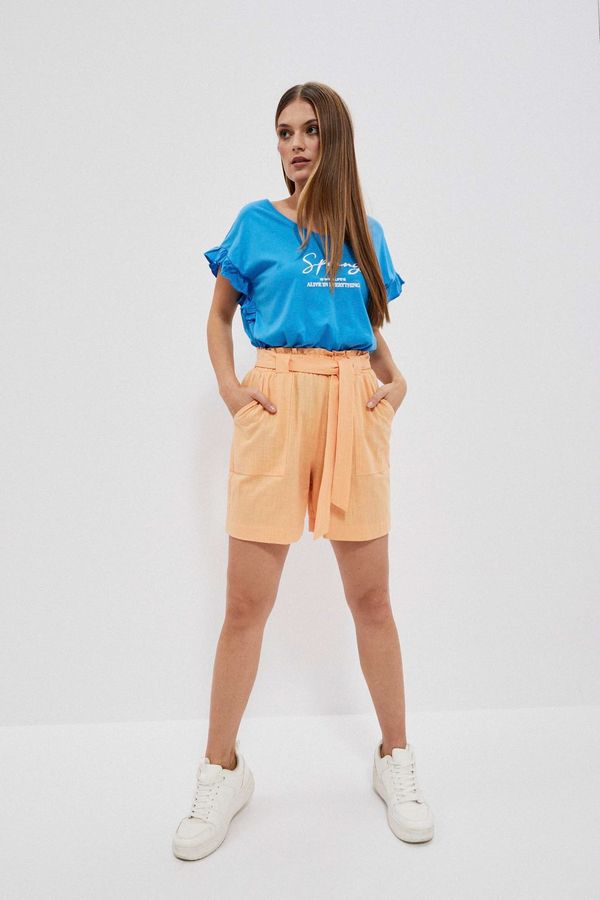 Moodo WOMAN SHORTS L-SH-4001 PEACH