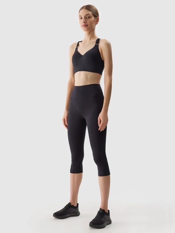 4F Women's 4F 3/4 Leggings - Black